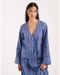 ONLY - – gestreifte hemdbluse - Lyst