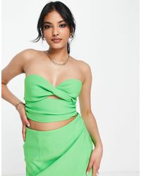 ASOS - Co-ord Structured Bandeau Top - Lyst