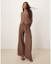 Y.A.S - High Waist Wide Leg Trousers Co-Ord - Lyst