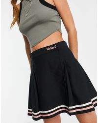 Kickers - Mini Pleated Tennis Skirt With Contrast Stripe - Lyst