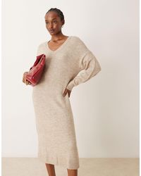 Vila - – midi-strickkleid - Lyst