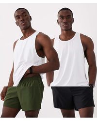 4505 - Icon 5 Inch Quick Dry Training Shorts With Zip Pockets 2 Pack - Lyst
