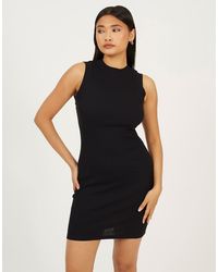 Brave Soul - Ribbed Jersey Sleeveless Bodycon Mini Dress - Lyst