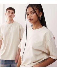 Vans - Oversized T-Shirt Met Logo Links Op De Borst - Lyst