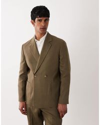 ASOS - Premium 100% Linen Regular Suit Jacket - Lyst