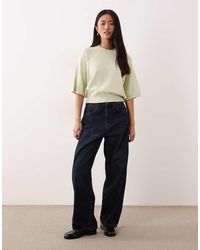 ASOS - Crew Neck Slouchy Drop Sleeve T-shirt - Lyst