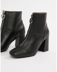 moschino high heel boots