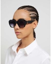 Marc Jacobs - Marc Jac Sun Rectangular Sunglasses With Gradient Lenses - Lyst