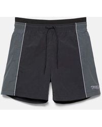 Pull&Bear - Panelled Swimming Trunks - Lyst