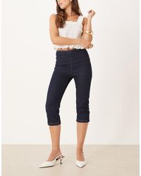 ASOS - Clean Denim Capri - Lyst