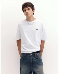 Pull&Bear - Oversized Recht T-Shirt Met Stwd-Logo - Lyst