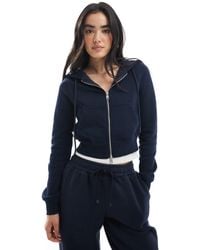 Cotton On - Cropped Zip Through Hoodie - Lyst