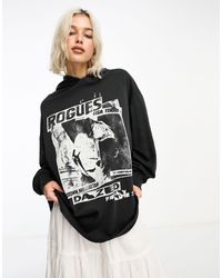 ASOS - Oversized Hoodie With Rogues Indie Graphic - Lyst