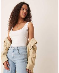 Glamorous - Square Neck Bodysuit - Lyst