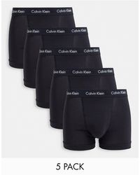 Calvin Klein - Cotton Stretch 5-pack Trunks - Lyst
