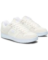 DC Shoes - Manteca Se Leather Trainers - Lyst