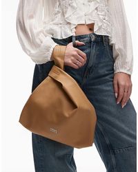 Bimba Y Lola - Medium Leather Paper Bag - Lyst