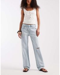 Gap - Relaxed Straight Leg Jeans - Lyst