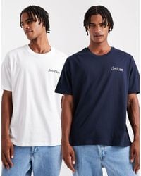 Jack & Jones - – 2er-pack t-shirts - Lyst
