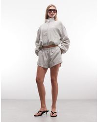 CERNUCCI - Geruite Short Van Keperstof, Deel Van Co-Ord Set - Lyst