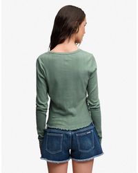 Superdry - – athletic – basic-strickjacke aus pointelle - Lyst