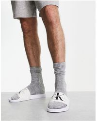 Calvin Klein - Slippers Met Monogram - Lyst