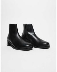 ASOS - Heeled Chelsea Boot - Lyst