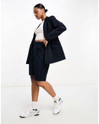 Vero Moda - Tailored Pinstripe Shorts Co-ord - Lyst