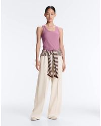 Oysho - Rib Modal Blend Tank Top - Lyst