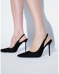Public Desire - Allure Slingback Heeled Pumps - Lyst