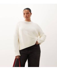ASOS - Asos Design Curve Boxy Jumper With Side Split Detail - Lyst