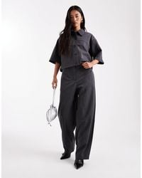 Object - High Waist Wide Leg Trouser Co-ord - Lyst