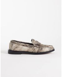Pompeii UK - Pompeii Vega Pony Hair Loafers - Lyst