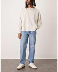 Mango - Moby Cotton Straight Jean - Lyst