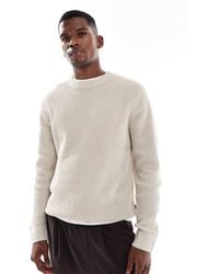Jack & Jones - Waffle Knit Jumper - Lyst