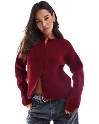 ASOS - – flauschige strickjacke - Lyst