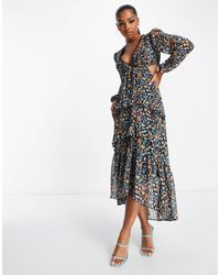 Miss Selfridge - Vestito Lungo - Lyst