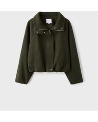 Stradivarius - Soft-touch Bomber Jacket - Lyst