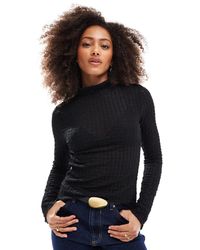 Vero Moda - – aware – strukturiertes, langärmliges oberteil - Lyst