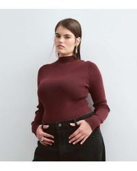 ARRANGE - Curve Soft Knit Long Sleeve Bodysuit - Lyst