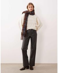 Gina Tricot - Wide Leg Pu Trousers - Lyst