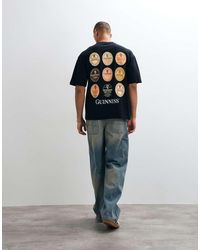 ASOS - Oversized T-Shirt With Guinness Multi Back Print - Lyst