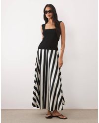 ASOS - Cotton Sateen Volume Circle Skirt - Lyst