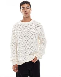 Jack & Jones - Open Gebreide Trui - Lyst