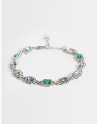 ASOS - Stone Set Chain Bracelet - Lyst