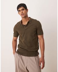 Mango - – gestricktes polohemd - Lyst