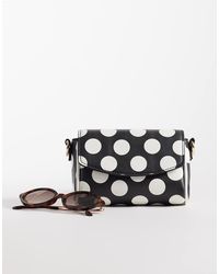 ASOS - Polka Dot Mini Cross Body Bag With Adjustable Strap - Lyst