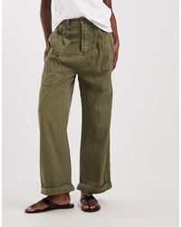 Free People - Clover Low Rise Cargo Style Trouser - Lyst