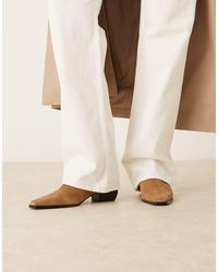 Mango - Stivaletti Stile Western Color Caffellatte - Lyst