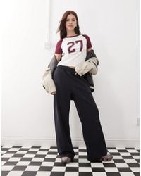 Weekday - Loose Fit Heavy Weight Jersey Wide Leg joggers - Lyst